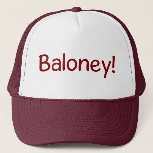 Baloney! 裁判官の帽子 キャップ (正面)