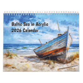 Baltic Sea in Acrylic – 2026 Calendar カレンダー