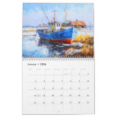 Baltic Sea in Acrylic – 2026 Calendar カレンダー (1月 2026)