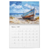 Baltic Sea in Acrylic – 2026 Calendar カレンダー (2月 2027)