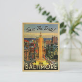 Baltimore日付のヴィンテージはがきを保存 案内ポストカード (スタンド正面)