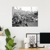 Baltimore Banana Boats ポスター (ホームオフィス)