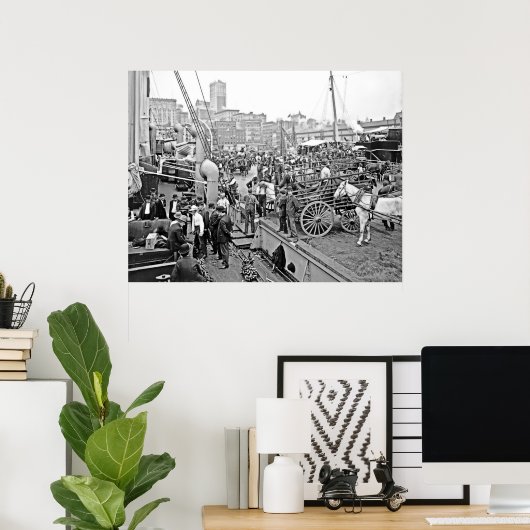 Baltimore Banana Boats ポスター (ホームオフィス)