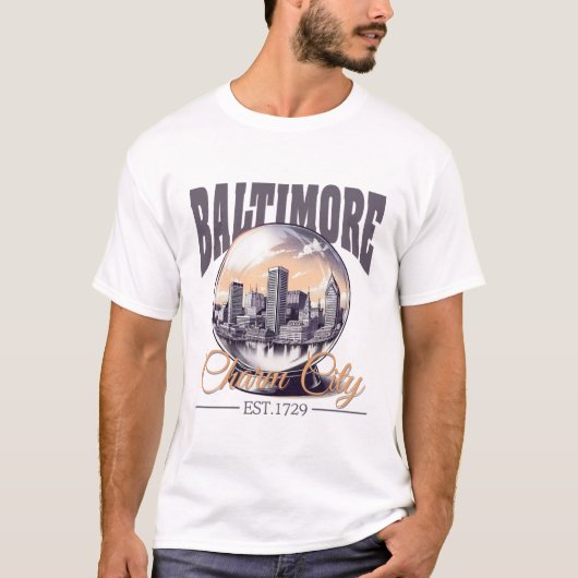 Baltimore Charm City Tシャツ (正面)