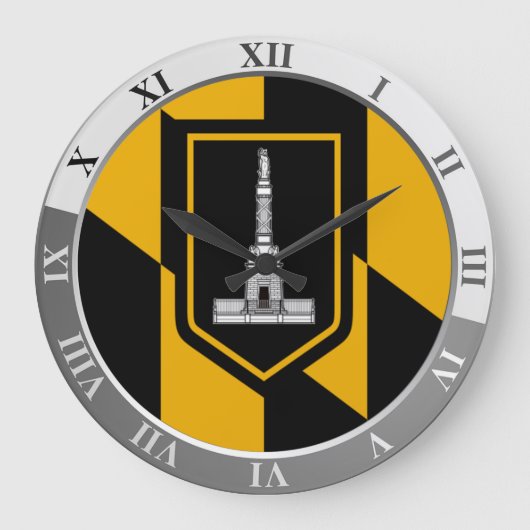 Baltimore flag Large Clock ラージ壁時計 (正面)