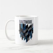 BALTIMORE — Gridline Intersections コーヒーマグカップ (左)