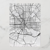 Baltimore Love Locator | ウェディング セーブ・ザ・デート 箔招待状 (裏面)