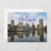 Baltimore Marylandポストカードからの挨拶 ポストカード (正面/裏面)