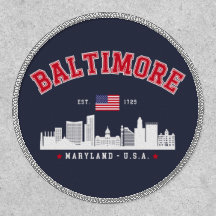 Baltimore Maryland Modern Skyline city