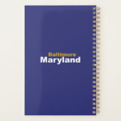 Baltimore, Maryland Planner  プランナー手帳 (裏面)