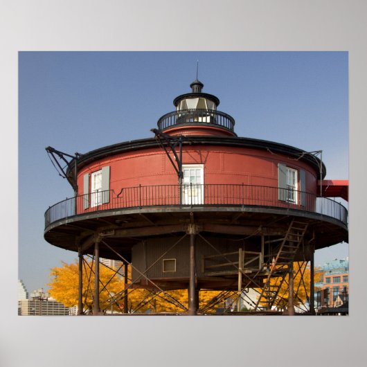 BALTIMORE, MARYLAND. USA. Seven-Foot Knoll ポスター (正面)