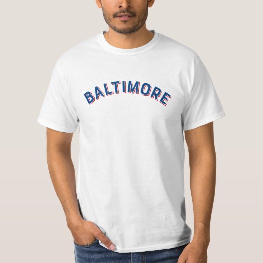 Baltimore, Maryland Vintage Arch Tシャツ (正面)