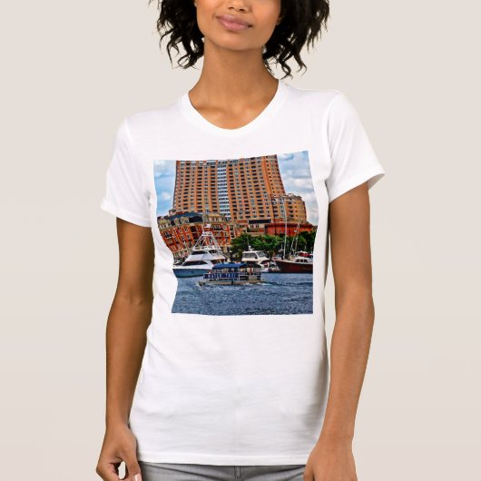 Baltimore MD - Inner Harbor Water Taxi Tシャツ (正面)