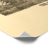 Baltimore, MD Panoramic Map - 1880 ポスター (角)