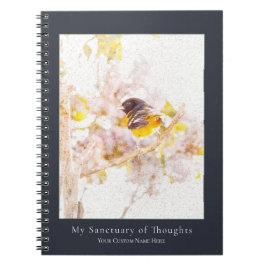 Baltimore Oriole Notebook | Nature Art Journal ノートブック