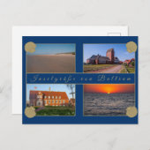 Baltrum Ansichtskarte - Inselgrüße ポストカード (正面/裏面)