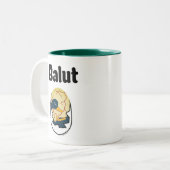 Balutの卵のアヒルの胚の卵蛋白質のフィリピン人 ツートーンマグカップ (正面左)