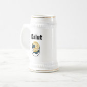 Balutの卵のアヒルの胚の卵蛋白質のフィリピン人 ビールジョッキ (正面左)