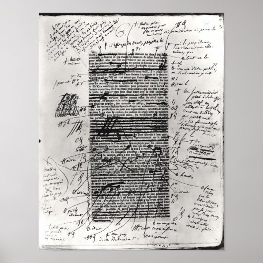 Balzacの作品の1ページ ポスター (正面)