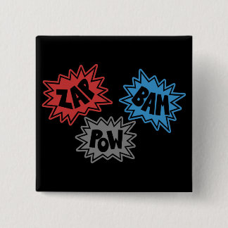 BAMの捕虜の喜劇的な音FX -オリジナル--を負かして下さい 缶バッジ