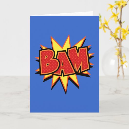 Bam3 カード (黄色い花)