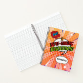 BAM! コミックスタイルのクールでパーソナライズされたトレンディでユニークなノート ノートブック (内部)