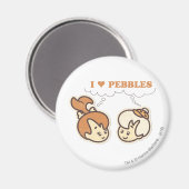 Bam BamはPEBBLESが大好き™ マグネット (正面/裏面)