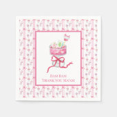 Bam Bam Thank You Ma'am Mahjong Drink Tiles Funny スタンダードカクテルナプキン (正面)