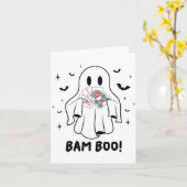 Bam Boo Halloween Ghost Mahjong Funny Costume Game カード (黄色い花)