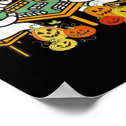 Bam Boo Halloween Ghost Mahjong Funny Costume Game ポスター (角)