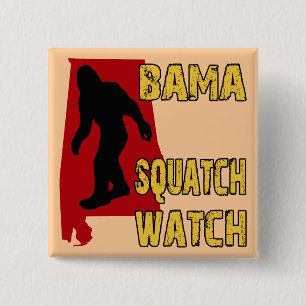 Bama Squatchの腕時計 缶バッジ
