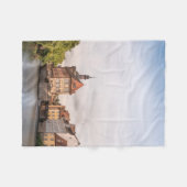 Bambergドイツ写真 フリースブランケット (正面(横))