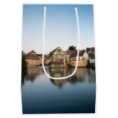 Bambergドイツ写真 ミディアムペーパーバッグ (裏面)