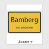Bamberg Aufkleber Sticker Autoaufkleber シール (シート)