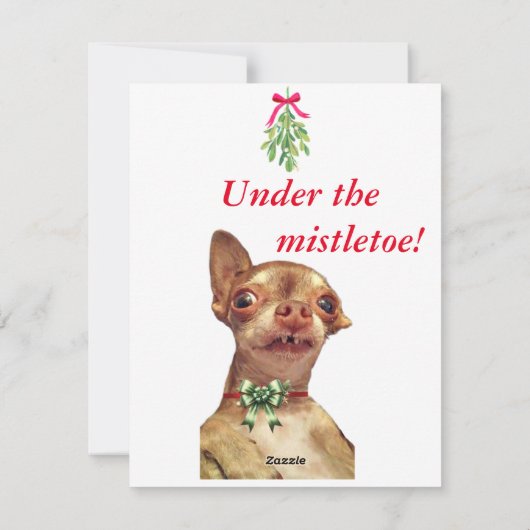 BambiのおもしろいクリスマスカードV2 シーズンカード (裏面)