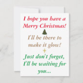 BambiのおもしろいクリスマスカードV2 シーズンカード (正面)