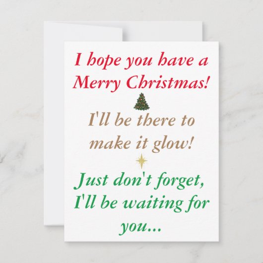 BambiのおもしろいクリスマスカードV2 シーズンカード (正面)