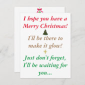 BambiのおもしろいクリスマスカードV2 シーズンカード (正面/裏面)