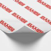 Bambiのスタンプ ラッピングペーパー (角)