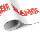Bambiのスタンプ ラッピングペーパー (ロールコーナー)
