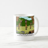 Bambiの目: シカの漫画 コーヒーマグカップ (正面右)