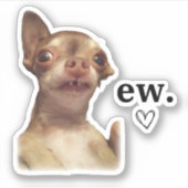 Bambiの「新しい」ハートステッカー シール (正面)