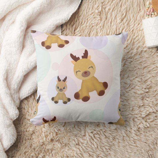 Bambiを装う。 クッション (ブランケット)