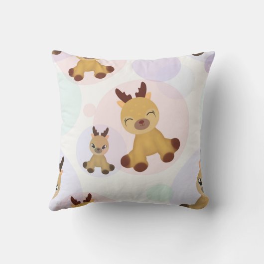 Bambiを装う。 クッション (裏面)