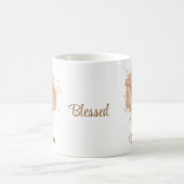 Bambi 賛美 Deerお名前を追加 コーヒーマグカップ (中央)