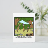 Bambi Eyes：鹿マンガ ポストカード (スタンド正面)