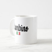 Bambino Italian Flag Mug コーヒーマグカップ (正面左)
