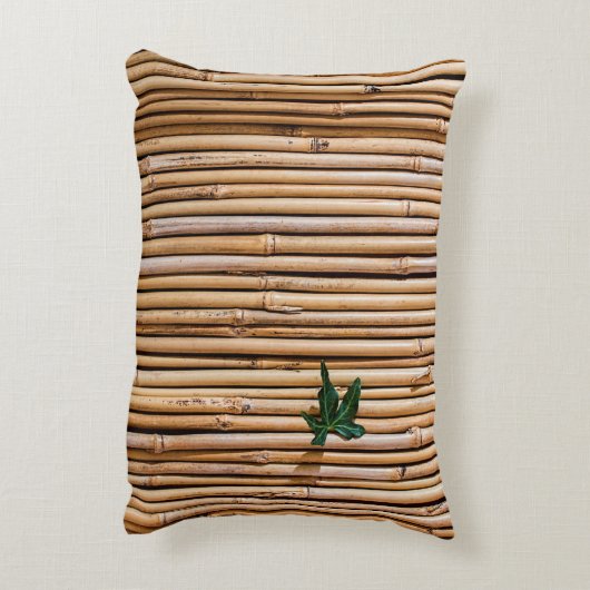 Bamboo barrier screen fence アクセントクッション (裏面(縦))