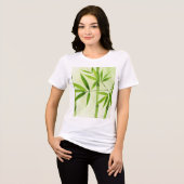  Bamboo branches トライブレンドＴシャツ (正面全面)