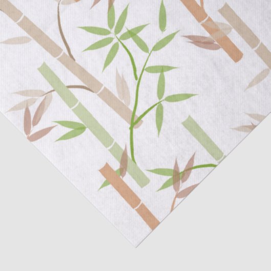 Bamboo Foliage Oriental Greenery Leaves 薄葉紙 (詳細)